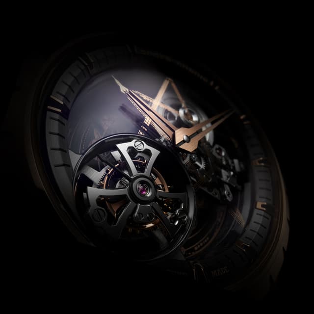 Roger Dubuis X Dr Woo watch dial