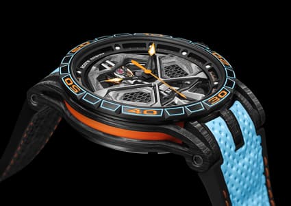 Excalibur Spider Huracán STO Carbon watch detail