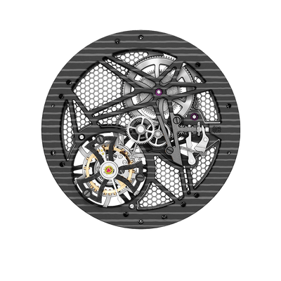 RD509SQ | Skeleton Flying Tourbillon