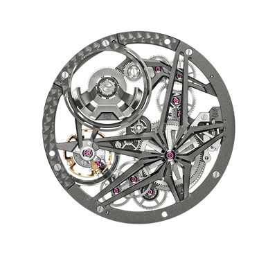 RD720SQ | Automatic skeleton watch with micro-rotor