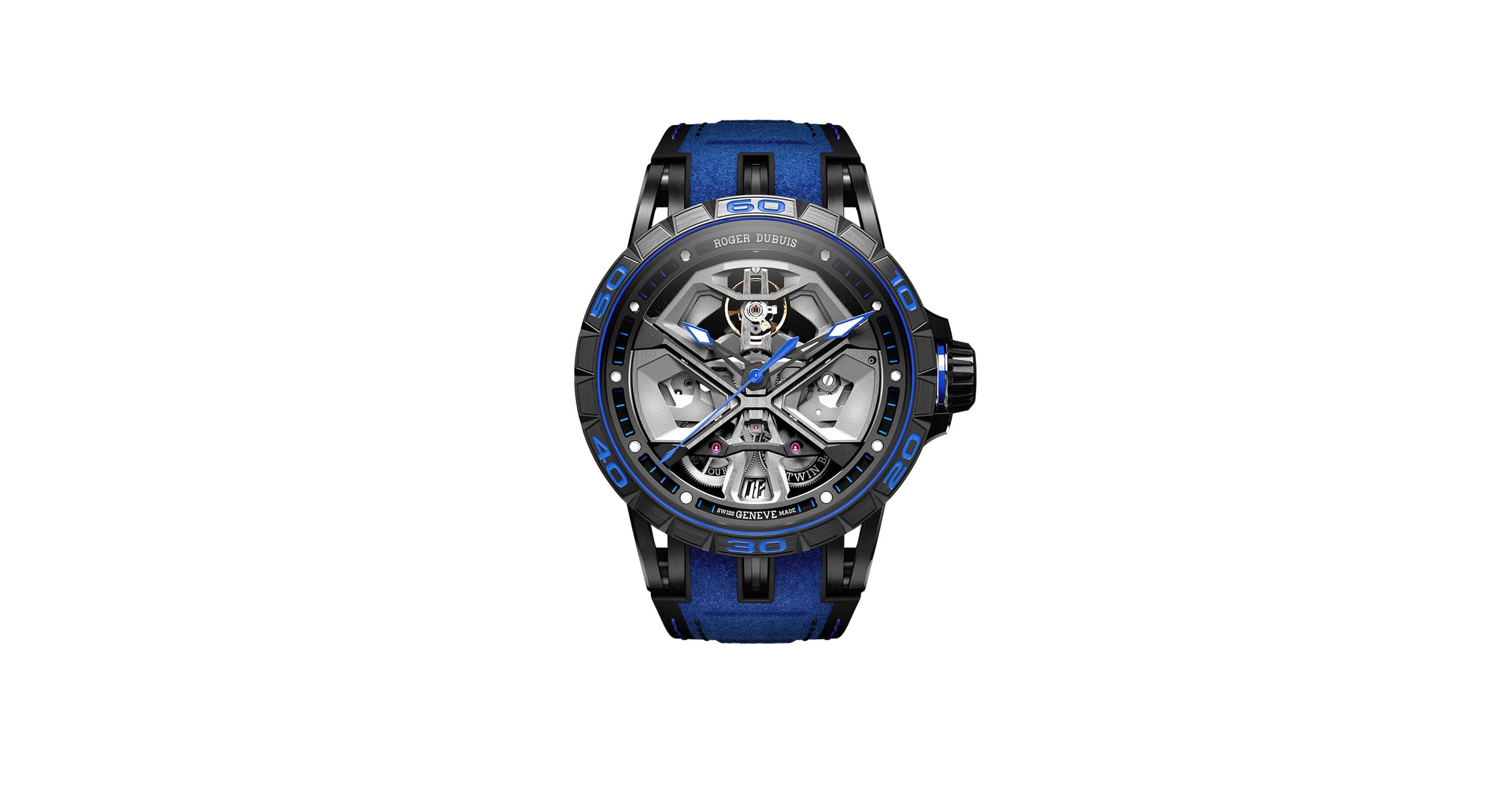 Excalibur Spider Huracán Black DLC Titanium 45mm - Roger Dubuis