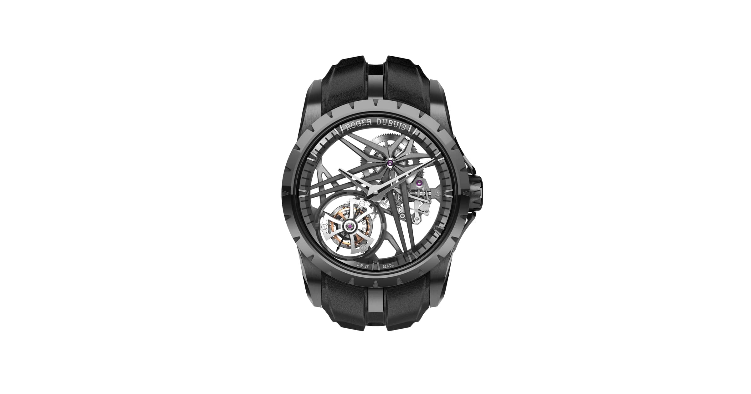 Excalibur Grey Dlc Titanium 42mm Roger Dubuis