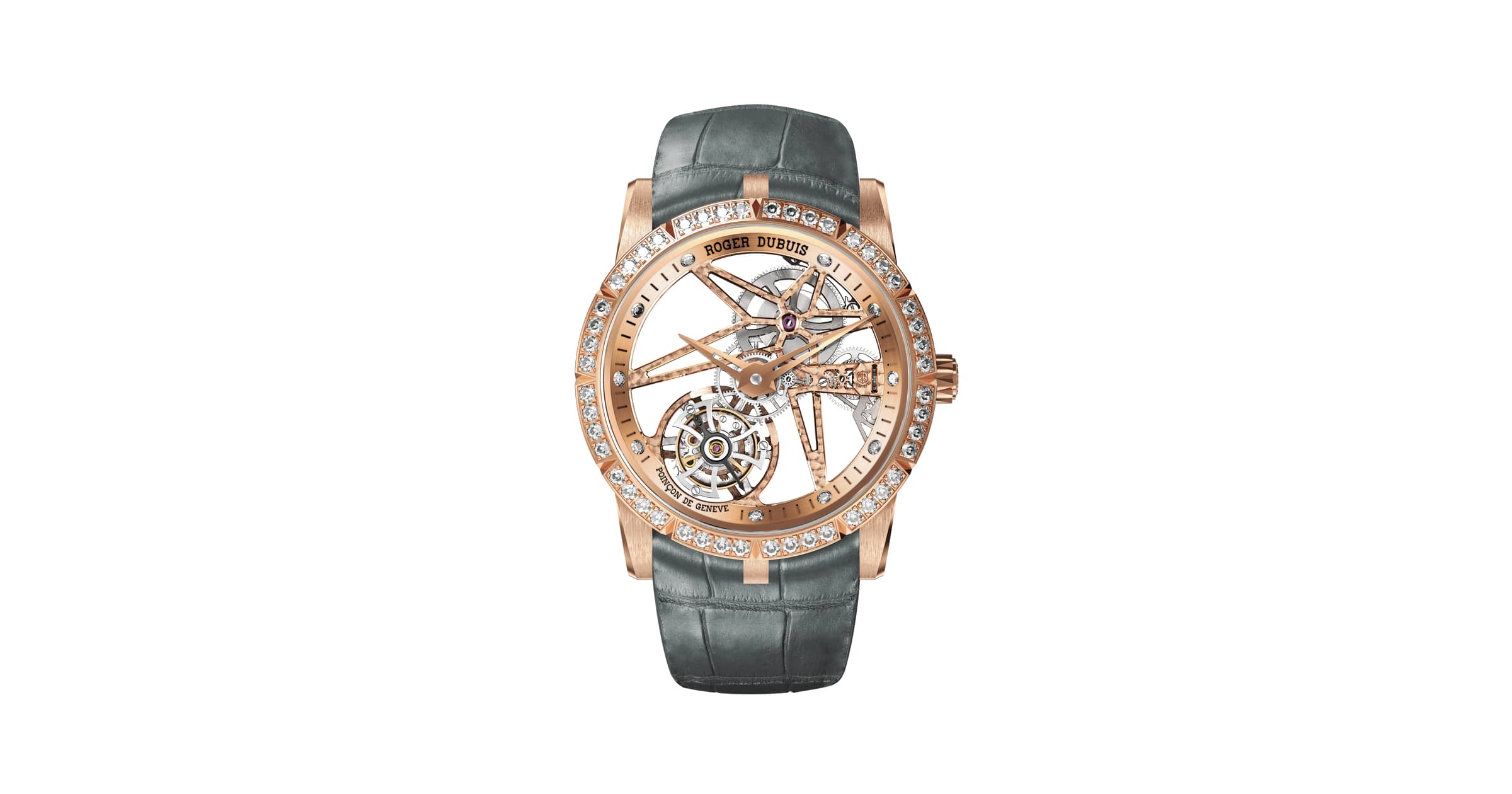 Excalibur王者系列pink Gold 36mm Roger Dubuis