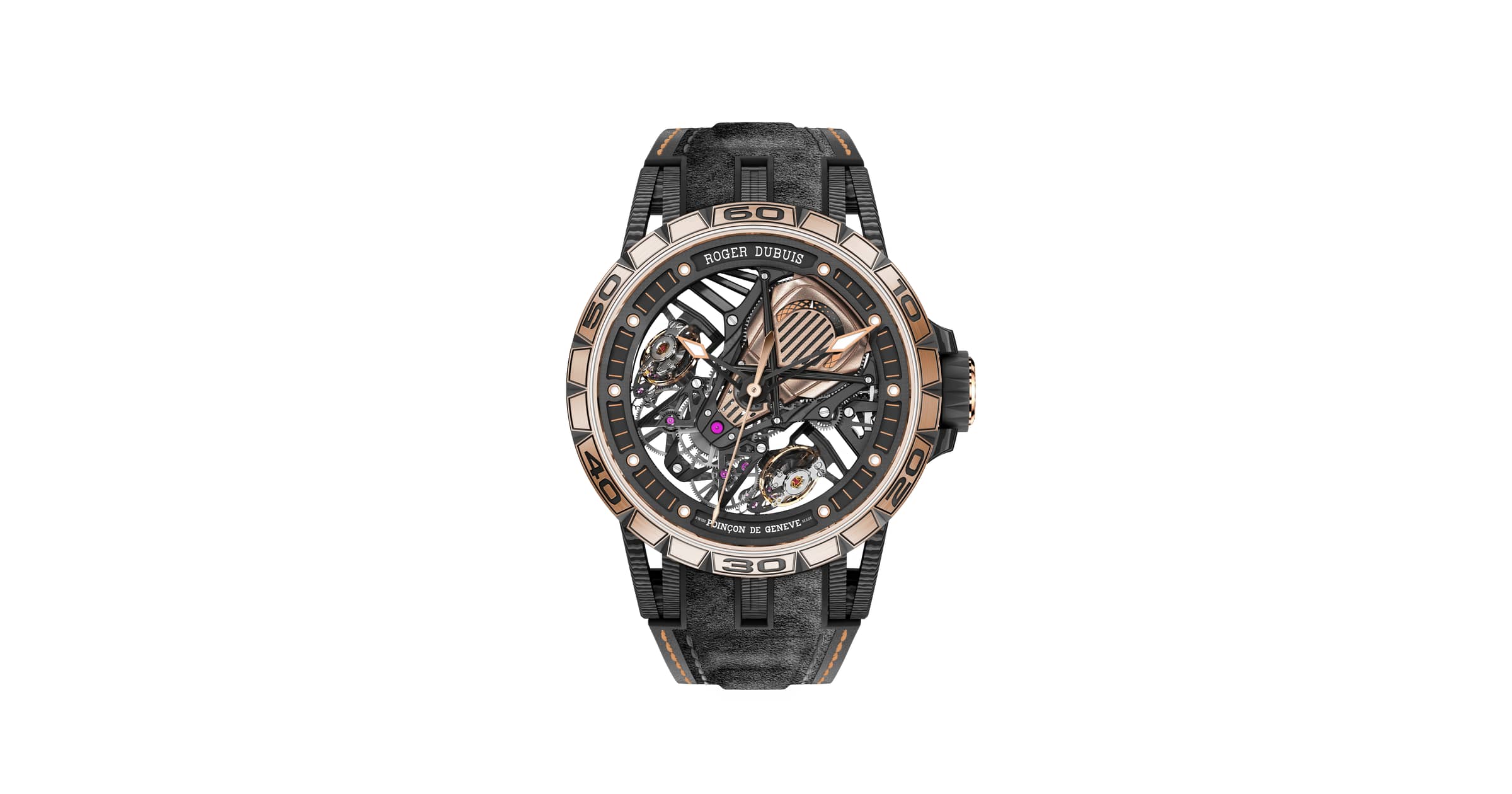 王者竞速系列大牛碳纤维腕表45MM - Roger Dubuis