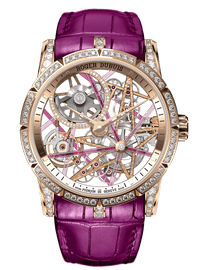 Excalibur Blacklight Pink Gold 42mm