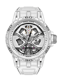 Excalibur Spider Huracán White Ceramic Composite Fiber 45mm