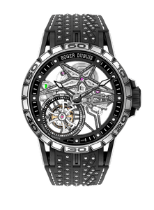 王者竞速系列单飞行陀飞轮碳纤维腕表45MM - Roger Dubuis