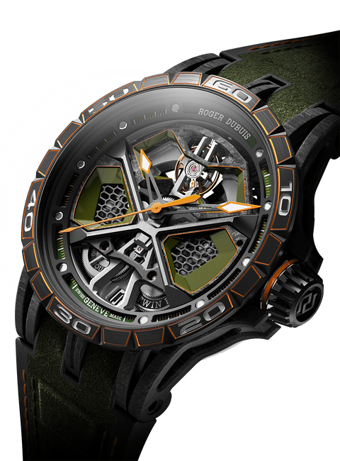 Excalibur Spider Huracán ST EVO2 Black SMC Carbon 45mm - Roger Dubuis