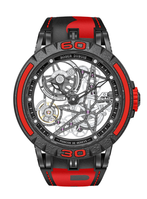 王者竞速系列倍耐力黑色DLC涂层钛合金腕表45MM - Roger Dubuis