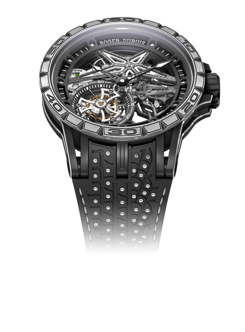 Excalibur Spider Pirelli Black DLC Titanium 47mm - Roger Dubuis